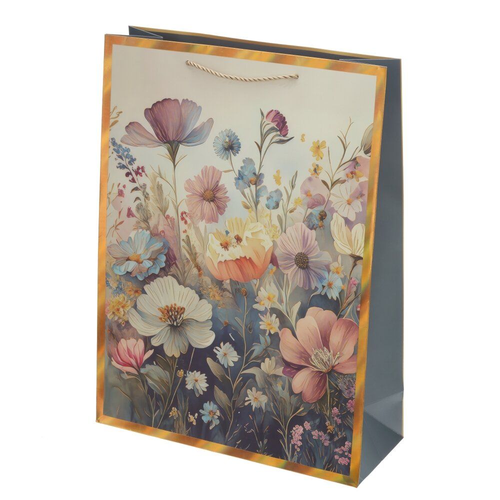 GAEM Пакет подарочный (бумага 210г/м2, блок микс 12шт), L31 W12 H42 см, 4в.