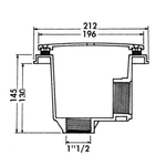 Слив донный Hayward 3252PAK2 2" под бетон (компл. 2 шт)