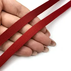 Резинка бретелечная темно-красная 10 мм (цв. 101), 640/10