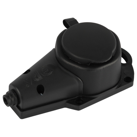 Колодка ЭРА KX-1e-B-IP44 каучуковая с заземлением 1 розетка 16A IP44 черная