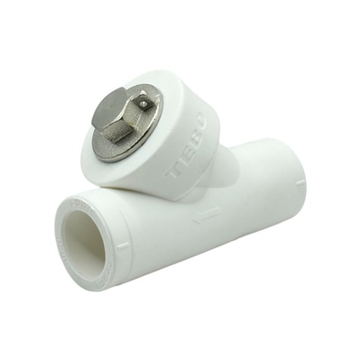 Фильтр грубой очистки полипропиленовый TEBO 20 мм ВН-ВН (труба-труба)