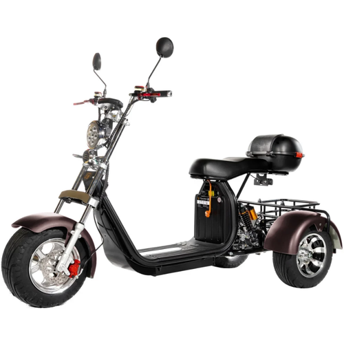 Электроскутер трехколесный CITYCOCO GT X11 TRIKE Коричневый