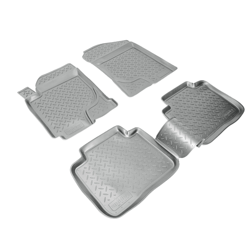 Ковры в салон Norplast/Unidec для Kia Cerato в кузове FE (2004-2009), Серый, арт.NPL-Po-43-17-G