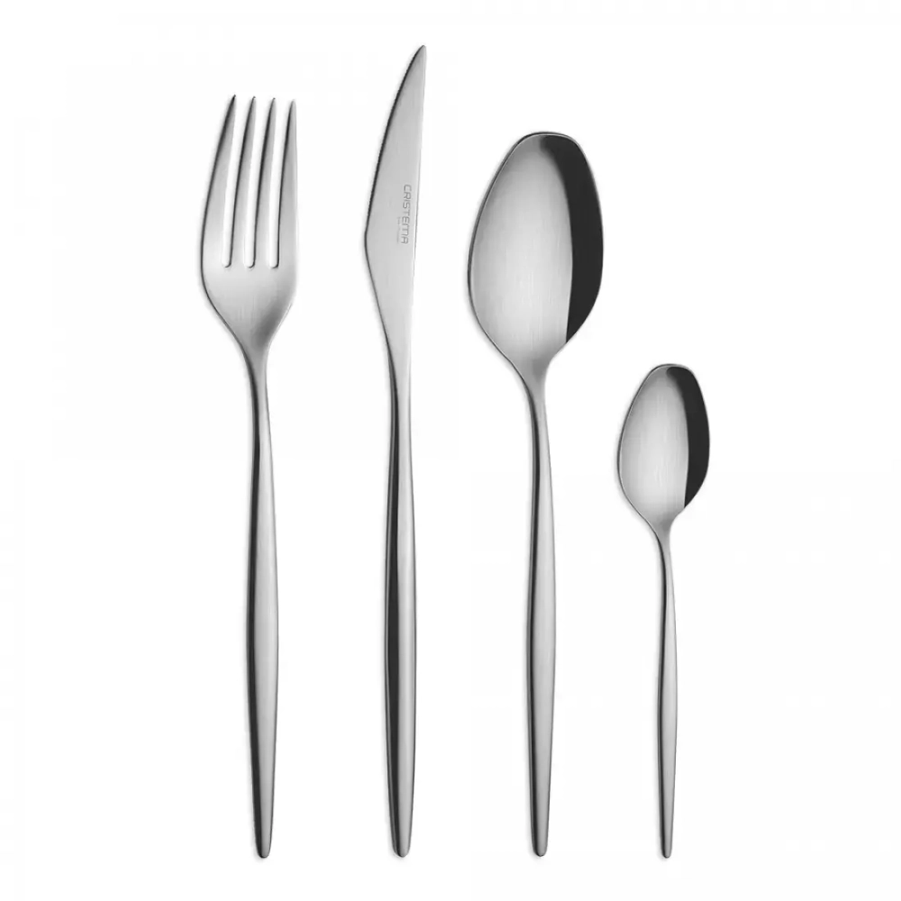 Набор столовых приборов 24 предмета на 6 персон Cristema Rabat матовый