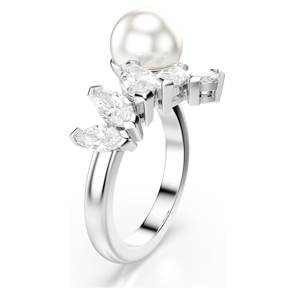 MESMERA:RING PEARL WHI/RHS 55