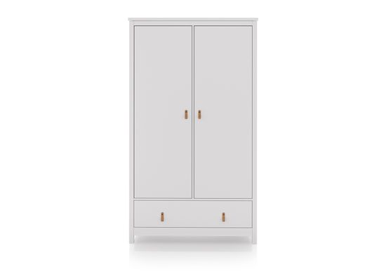 Шкаф Wood 2-х створчатый (белый)