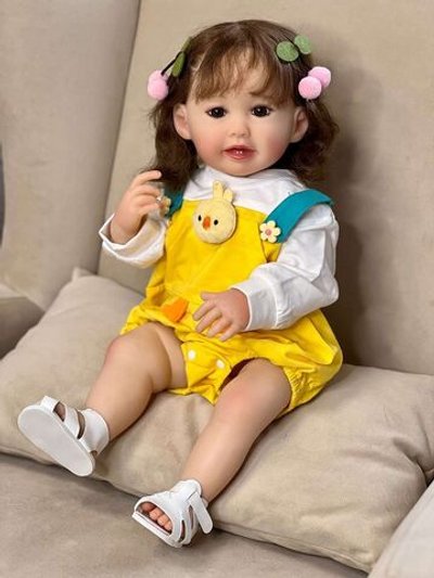 Кукла Реборн виниловая 55см в пакете (FA-178)