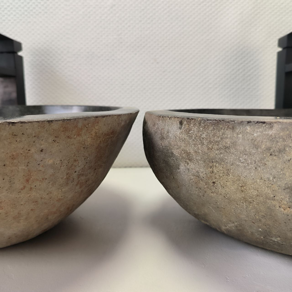 Раковина из речного камня ПАРА! RS-63831 56*44*15 2шт 0127