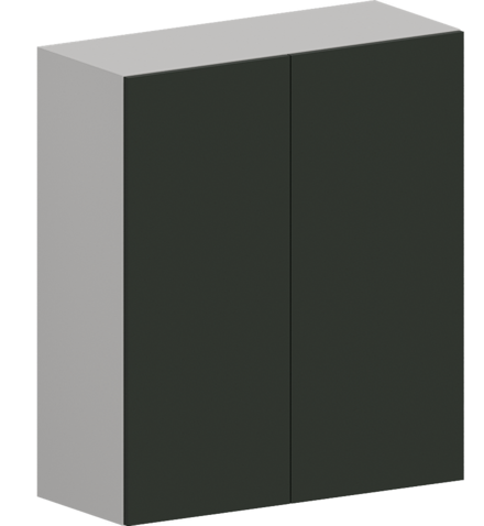 Кухня Модуль ШВ 809 Белый / Насыщенно-зеленый