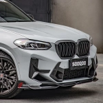 Карбоновая губа переднего бампера для BMW X3M F97 Рестайлинг / X4M F98 Рестайлинг 2022+ БМВ