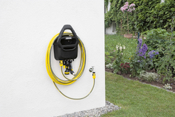 Крепление настенное для хранения шланга с ящиком