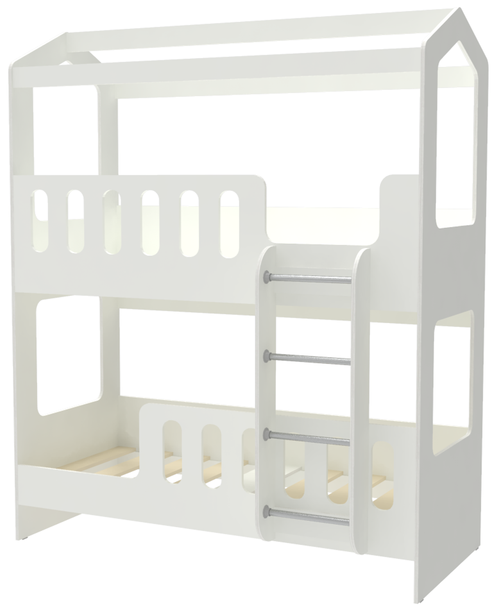 Двухъярусная кровать КарИВи ДС-17 80x160 Белый