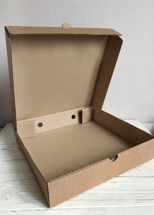 Коробка 35 х 35 х 7 см, бурая