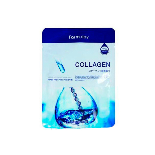 Маска тканевая с коллагеном FarmStay Visible Difference Mask Sheet Collagen 5шт