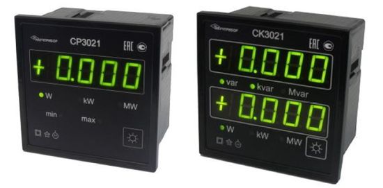 3021, Ваттметры, варметры, ваттварметры цифровые щитовые, № в ГРСИ РФ - 59605-15