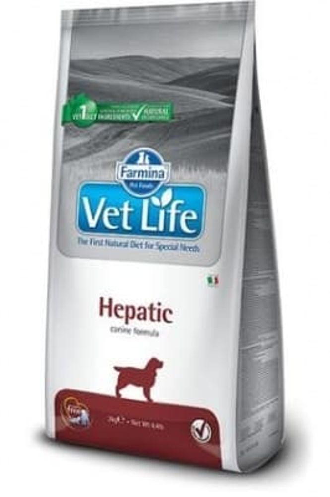 Сухой диетический корм Farmina Vet Life Dog Hepatic для собак 2кг