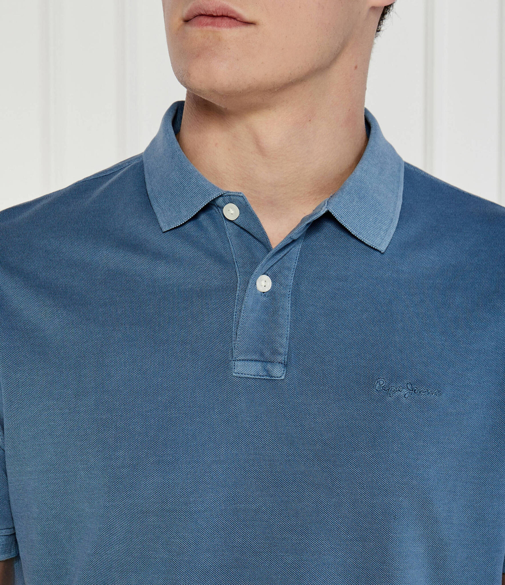 Поло OLIVER GD Pepe Jeans London - голубой(PM542099)