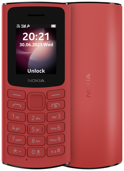 Сотовый телефон Nokia 105 4G Dual Sim (TA-1378) Red