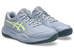 Детские теннисные кроссовки Asics Gel-Resolution X GS - grey blue/pistachio