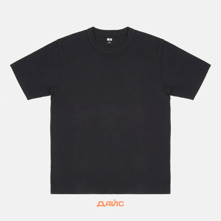 Футболка мужская Uniqlo U артикул:5N057A-BLCK - купить в магазине Дайс