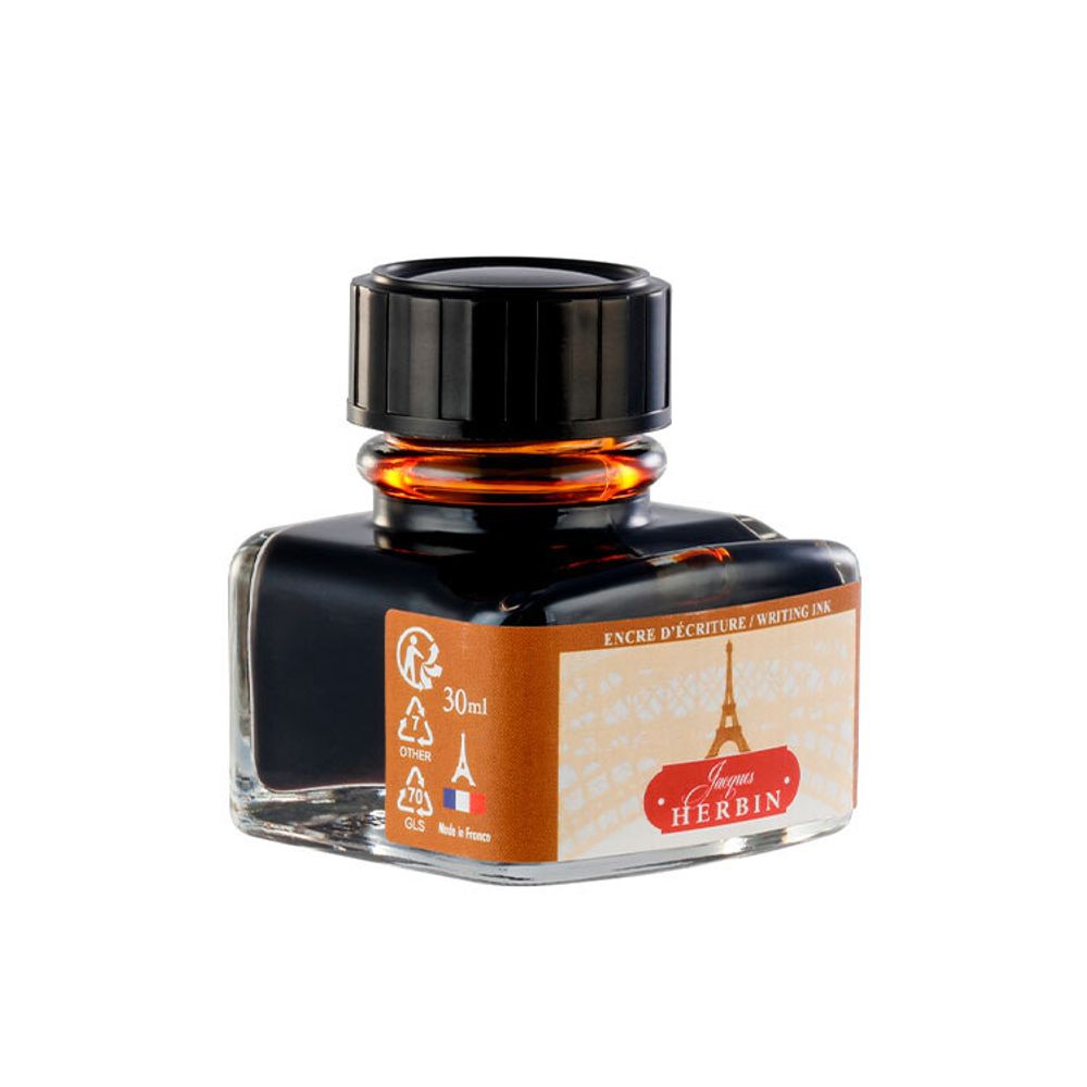 Чернила во флаконе Herbin 30 мл Tour Eiffel коричневые (13842T)
