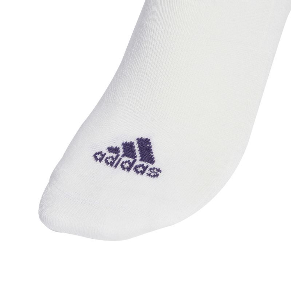 Теннисные носки Skarpety Adidas 3-Stripes Cushioned Sportswear Low-Cut 3P - белый/сливовый