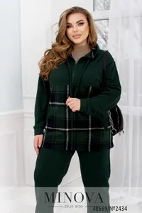 Костюм 2434-темно-зеленый Minova