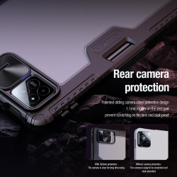 Чехол книжка от Nillkin для Xiaomi Pad 7 и 7 Pro, серия Bumper Pro Case-Multi Angle Folding Style, многофункциональный складной стиль