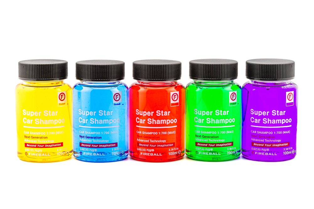 FIREBALL Шампунь для ручной мойки Super Star Car Shampoo 1:500 PH7 Комплект 5 шт.