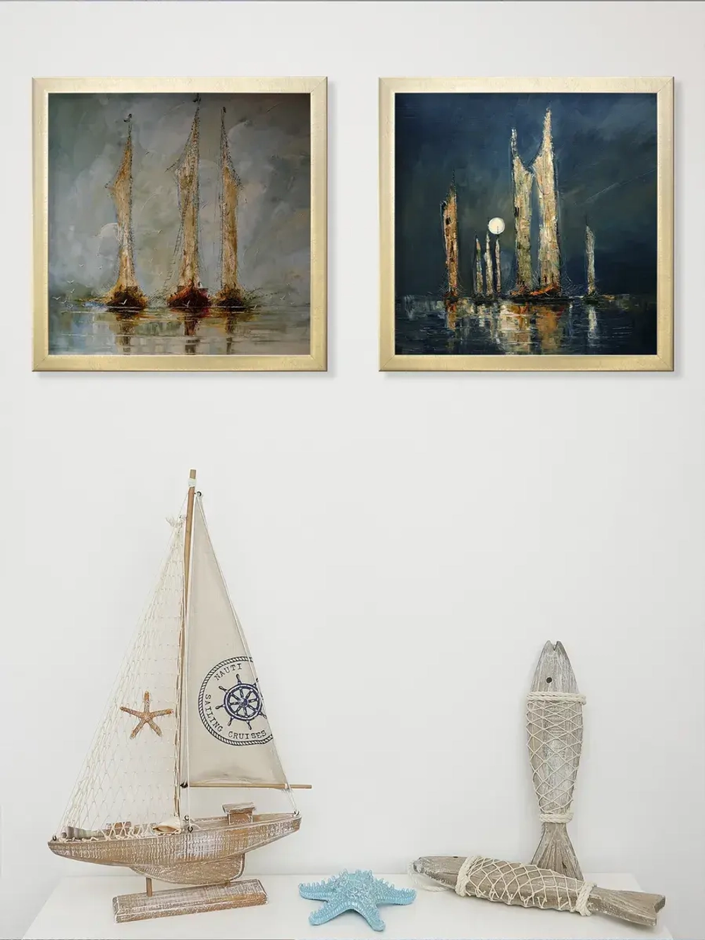 Картины на стену интерьерные на холсте 2 шт