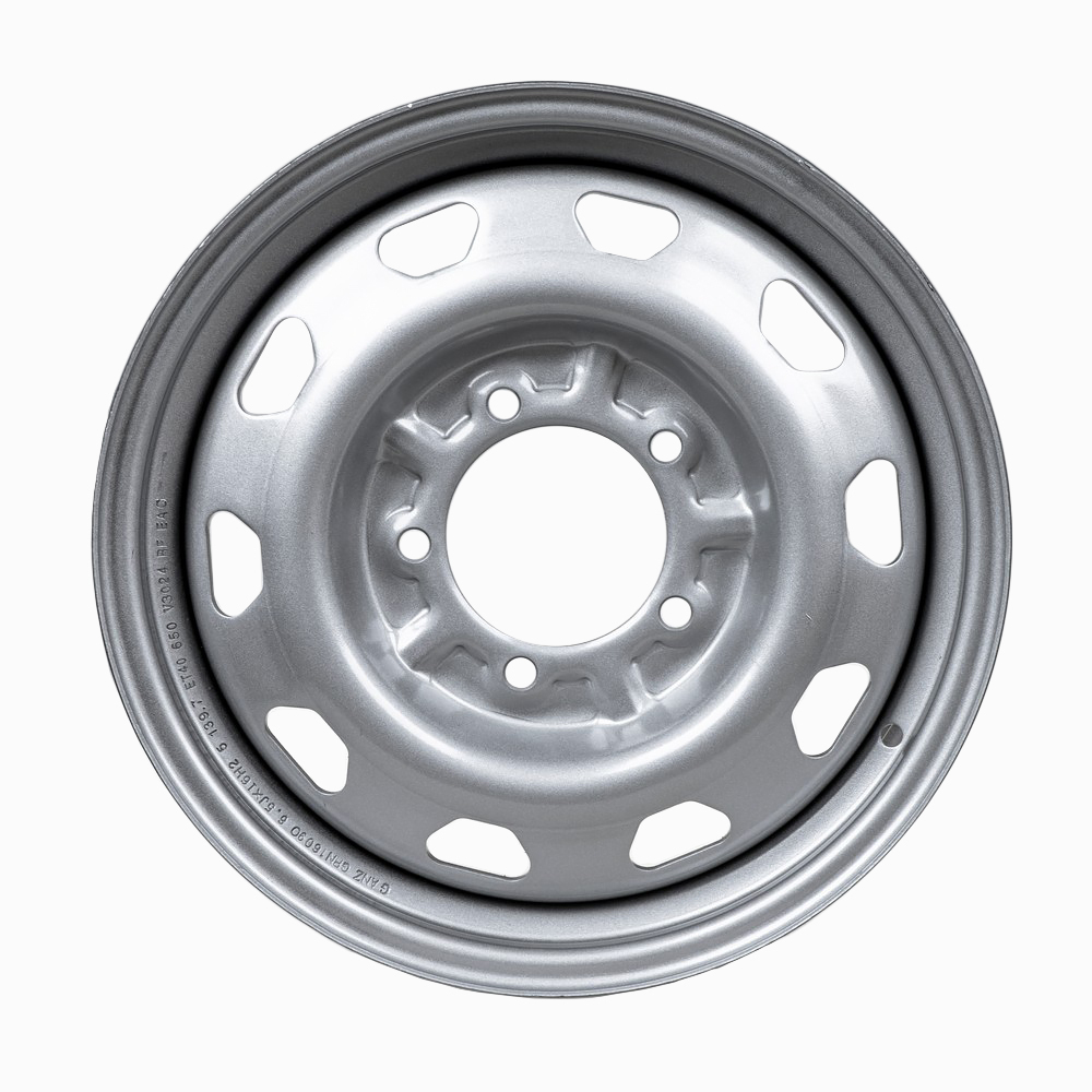 Диск штампованный R16 6.5J 5x139.7/108.6 ET40 ГАЗ, УАЗ GANZ Silver GRN16090