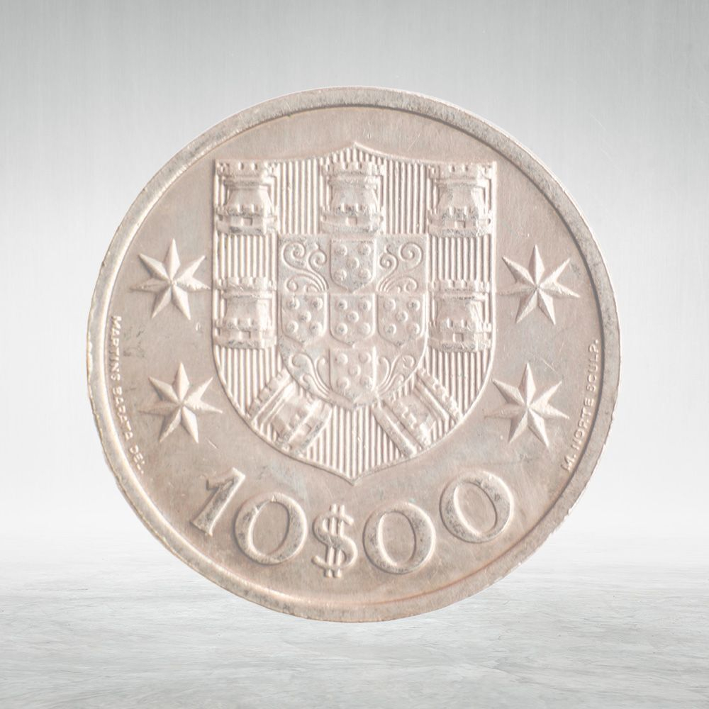 Portugal, 10 Escudos, 1972, VF