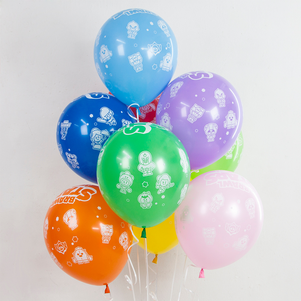 Шар с рисунком Бравл Старс ассорти