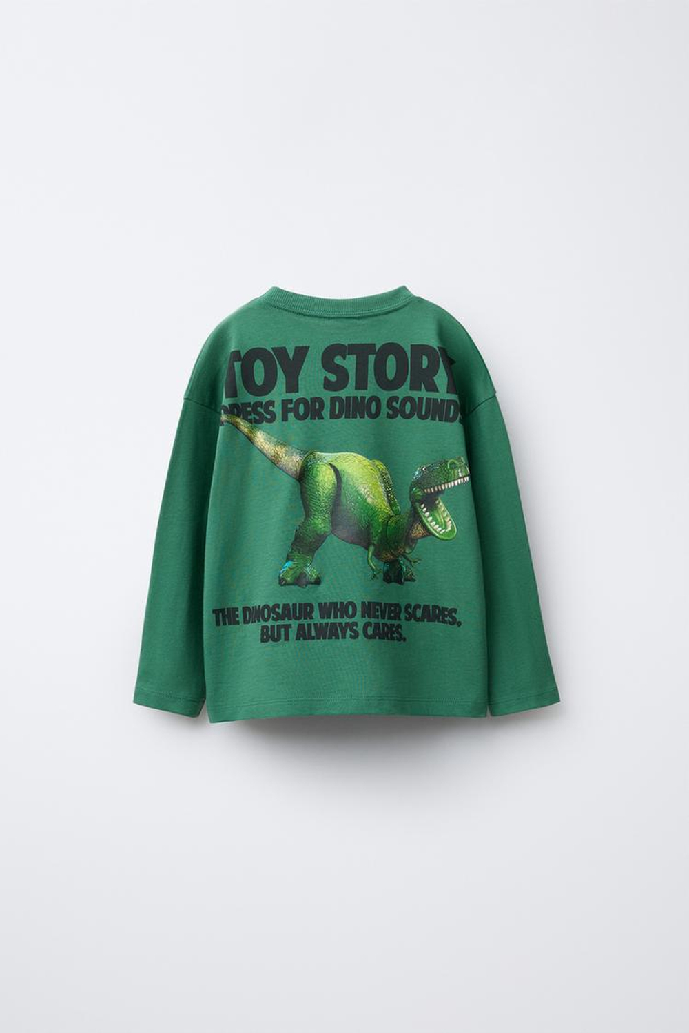 ZARA ФУТБОЛКА С ПРИНТОМ «ИСТОРИЯ ИГРУШЕК» © DISNEY PIXAR, ЗЕЛЕНЫЙ