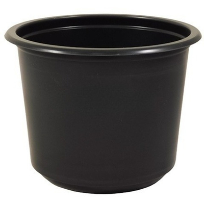 Д-115-500 мл (PP) Дно круглое черное (D-115, H-88 мм) Д-Полимер (50/500 шт.)