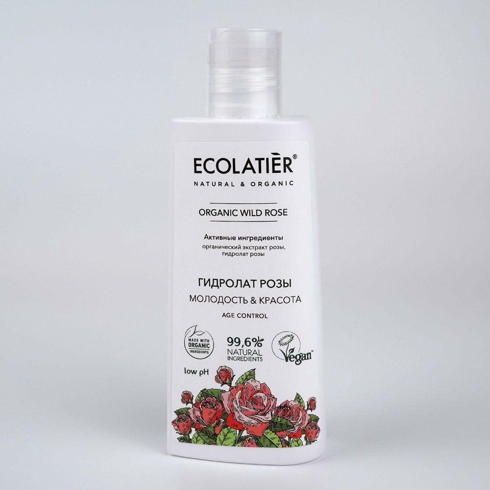 Ecolatier Organic Wild Rose гидролат для лица Роза, 150мл