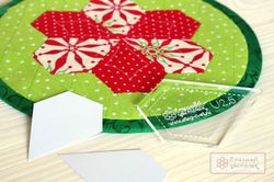 Шаблон для стежки "Снежинка"  (арт. T10)