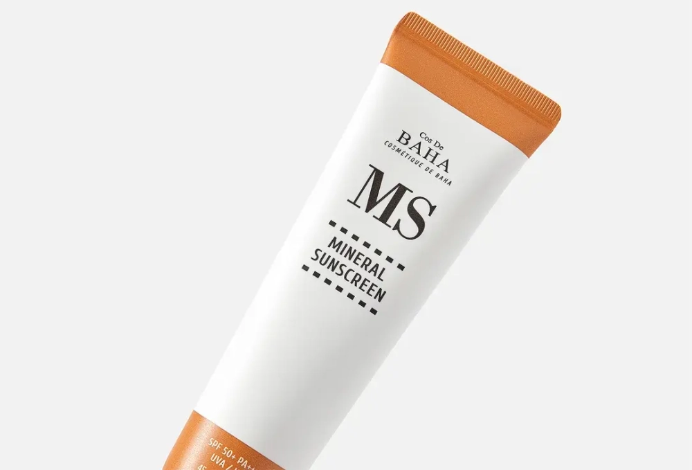 COS DE BAHA Успокаивающий минеральный солнцезащитный крем Sun Mineral Sunscreen SPF50+ PA++++ (45 мл)