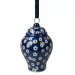 Декор подвесной "Кобальт" Ø 5x8см керамика