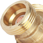 Клапан термостатический смесительный STOUT - 1" (НР, t30-65°C, kvs 1.8, T-образное смешивание)