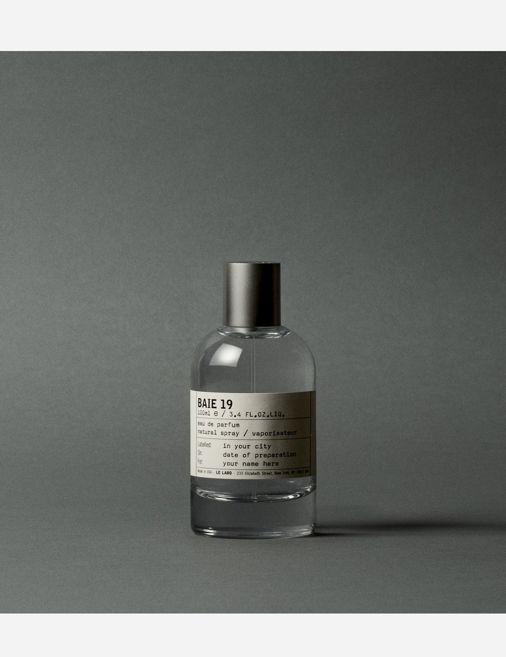 Духи Le Labo "Baie 19"