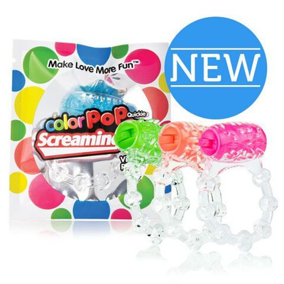 Ярко-синее кольцо на пенис с вибрацией (Цвет: синий)