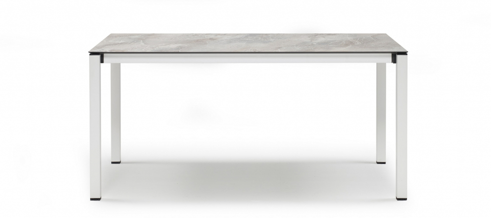 Стол ламинированный раздвижной Scab Design Pranzo Extendable, белый, каменный