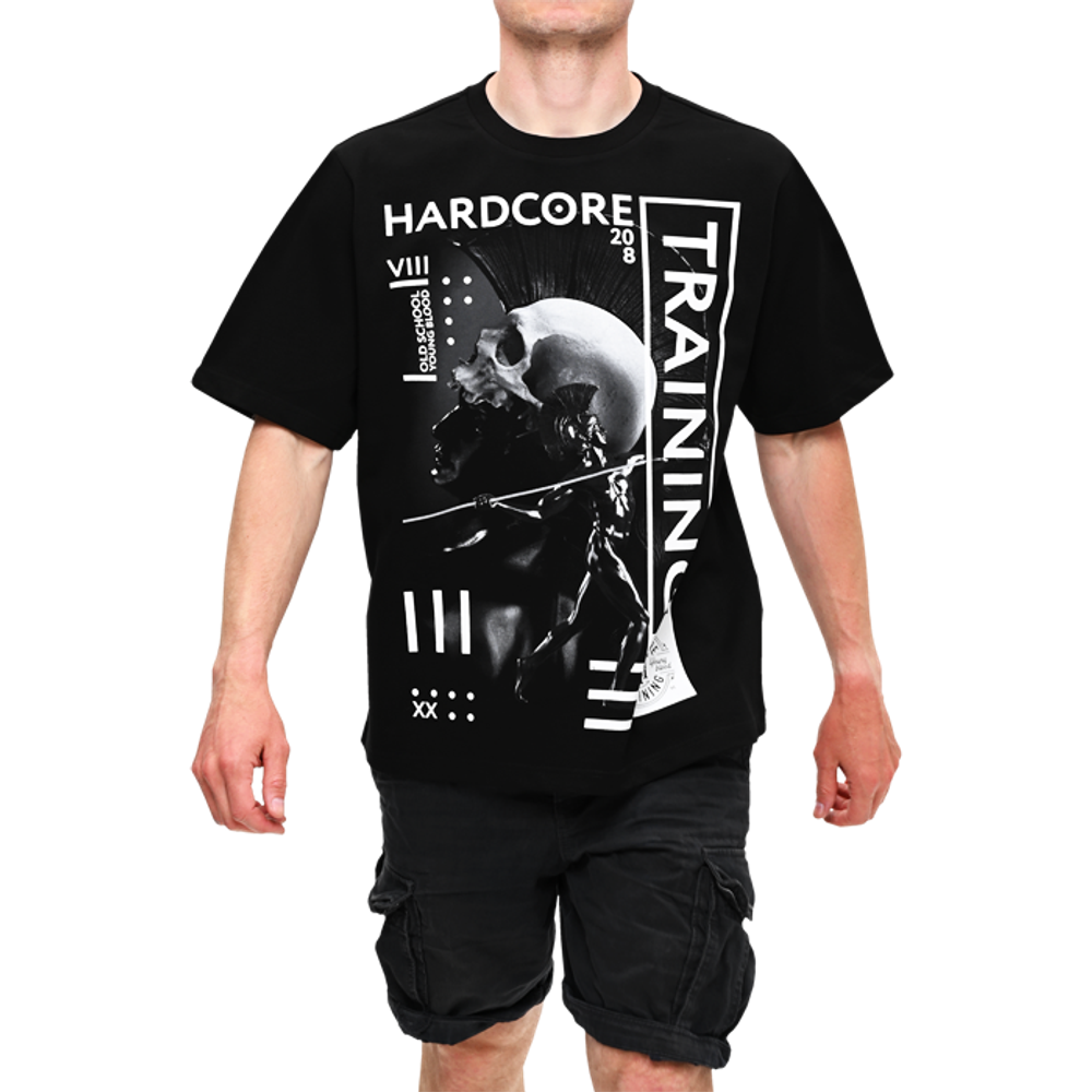 Футболка Hardcore Training Hellenic Heritage 3.0 Black Oversized Fit