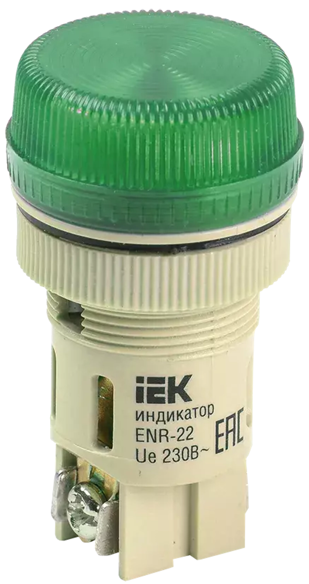 Лампа сигнальная ENR 22 240В зеленый неон ИЭК
