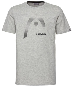 Детская теннисная футболка Head Club Carl T-Shirt JR - Gray