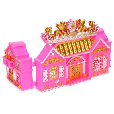 Дом для куклы с мебелью и аксесс., коробка 6661