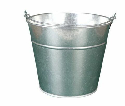Ведро металлическое оцинкованное, 9 литров