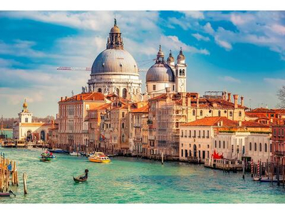 Алмазная мозаика 30х40см. "Живописный Гранд-канал" с полн.заполнен.на подрам.(30цв.) (Арт. НД-0345)