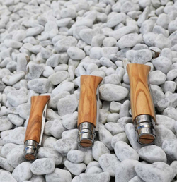 Нож складной Opinel 9 VRI Olive (Оливковое дерево)